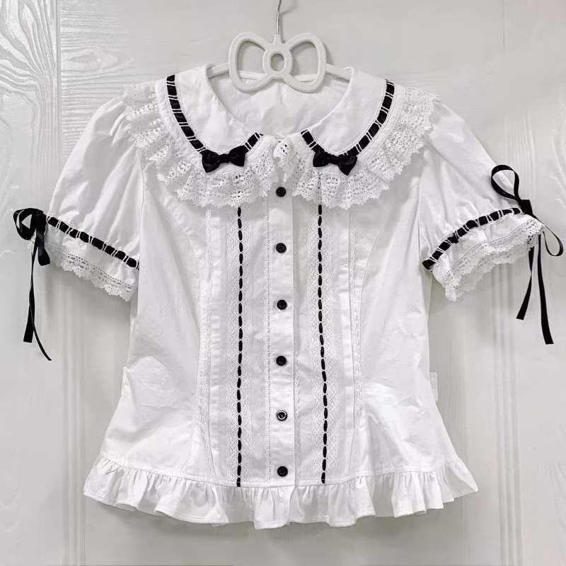 Y2K Winter Clothing - Japanese Kawaii Cute Lolita Style Shirt