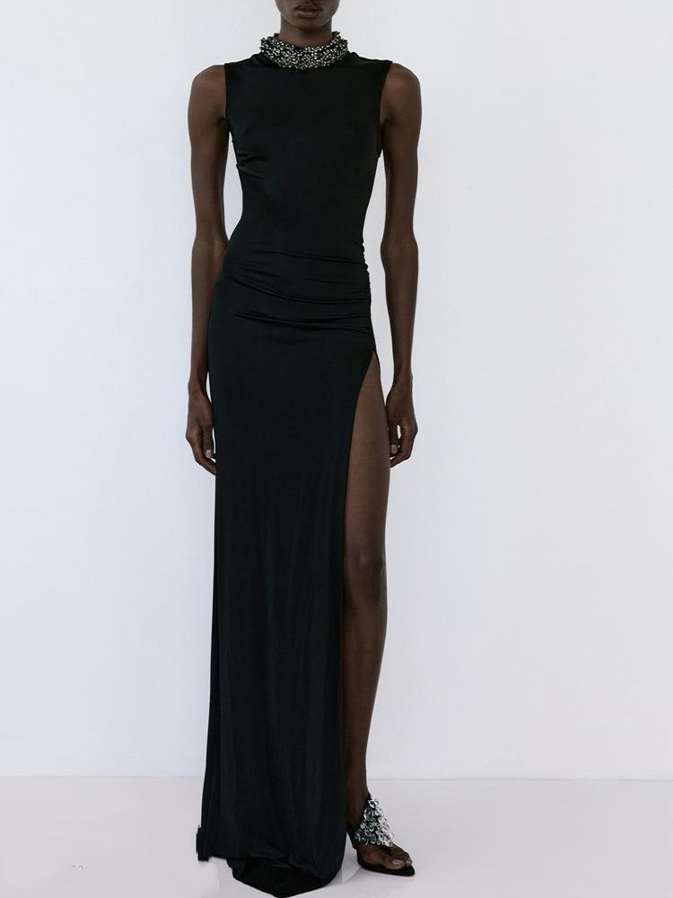 Y2K Winter Clothing - 2025 Winter Women's Evening Gown, Velvet,