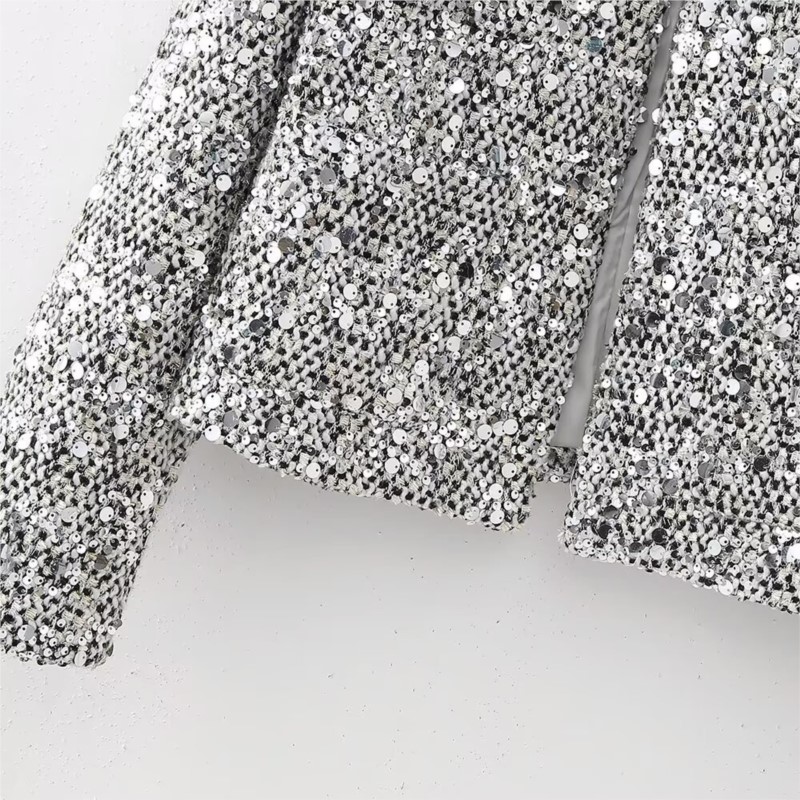 Party Club chic shiny Blazer s - Winter Clothing Dress Up review and price