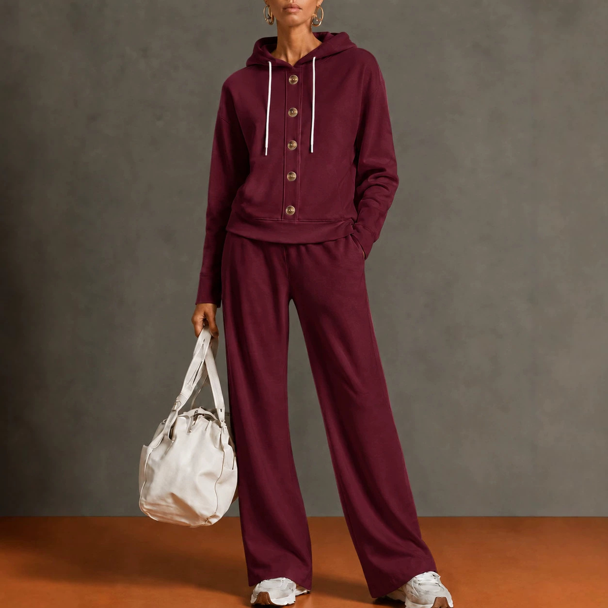 Fall and winter solid color ho - Winter Clothing Affordable review and price