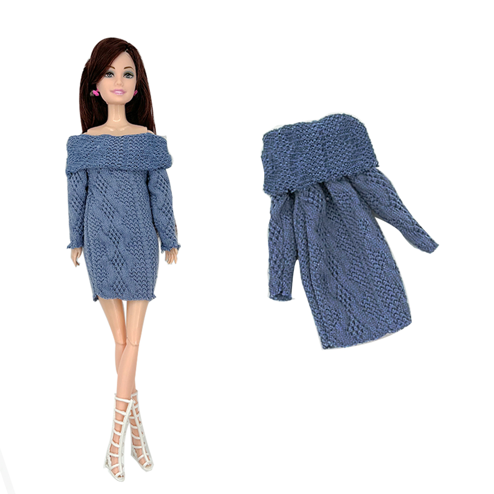 4PCS Fashion Sweater Dresses f - Winter Clothing Dress Up review and price