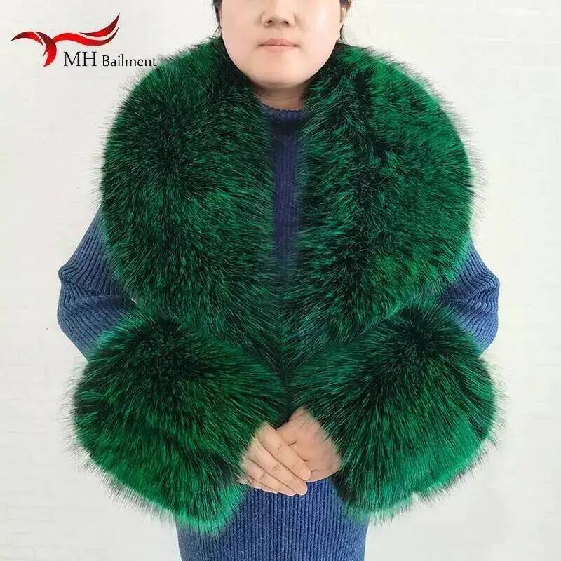 Large Women Faux Fox Fur Scarf - Winter Clothing Equipment review and price