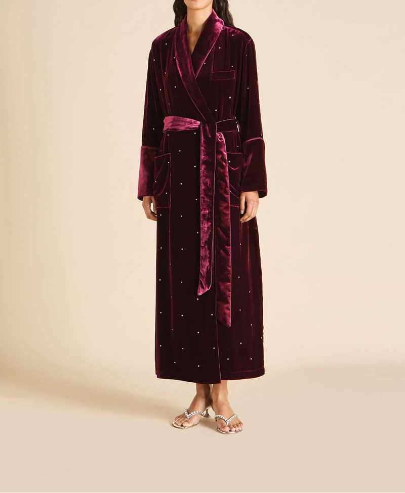 Autumn Red Velvet Wedding Dres - Winter Clothing Dress Up review and price