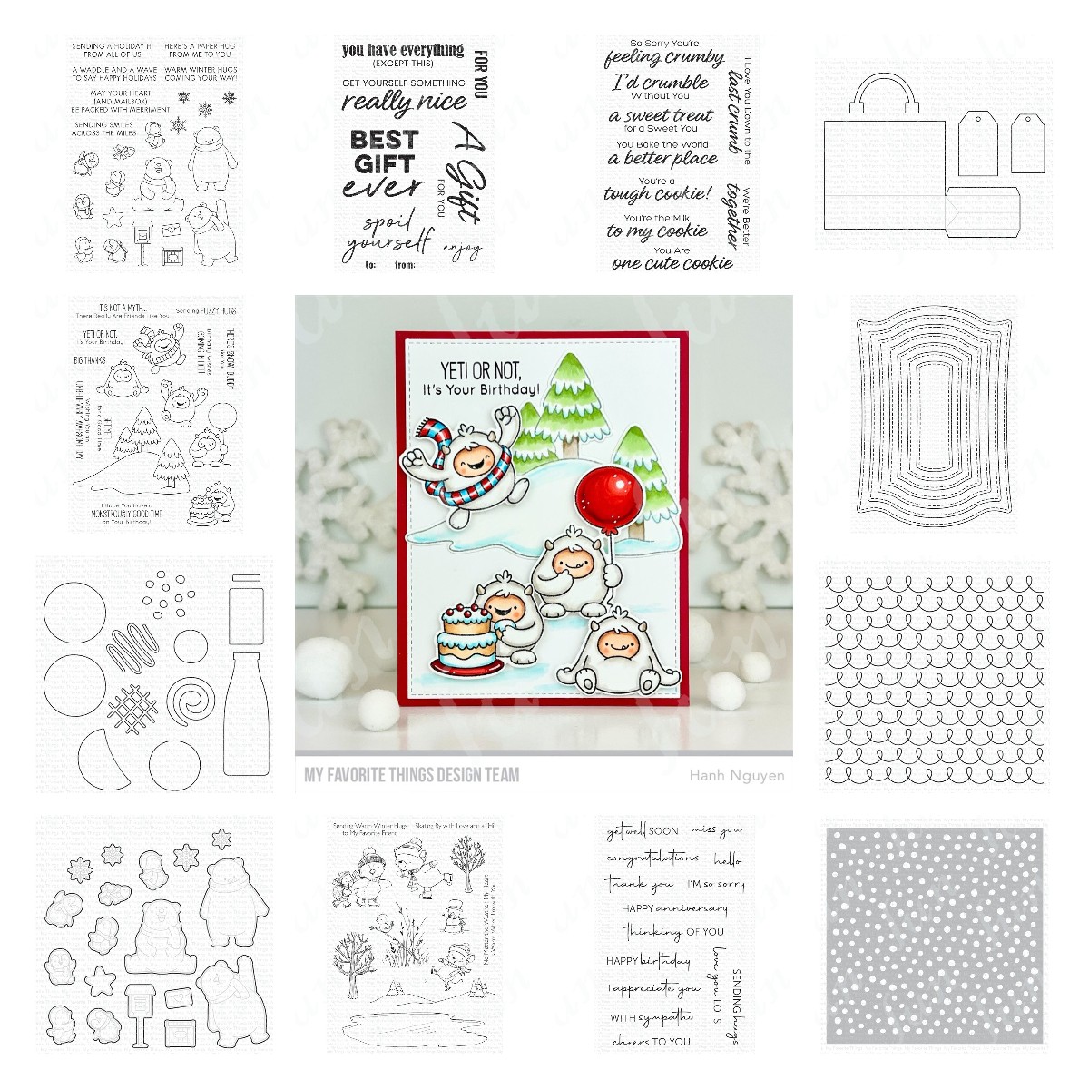 Warm Winter Hugs New Metal Cut - Winter Clothing Drawing review and price