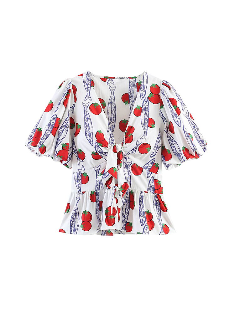 Women Fashion Printed Bow Lace - Winter Clothing Vintage review and price