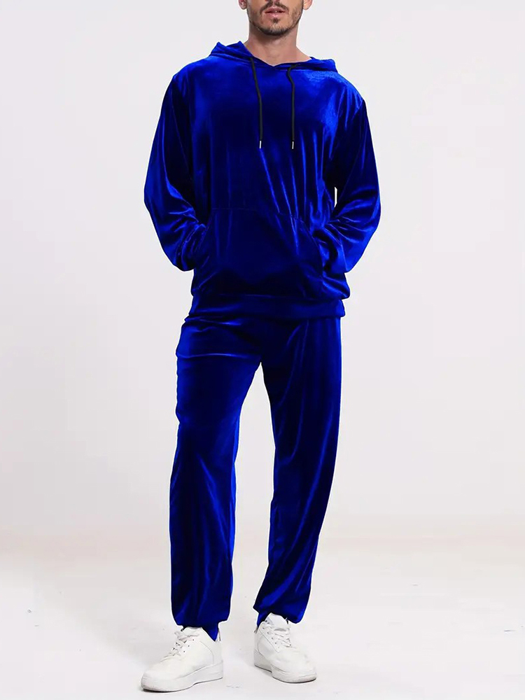 Fashion Solid Color Velvet Two - Winter Clothing Vintage review and price