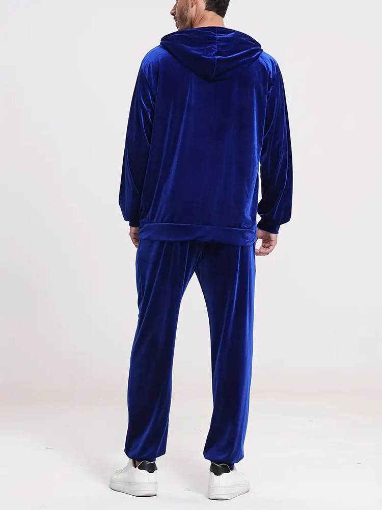 Fashion Solid Color Velvet Two - Winter Clothing Vintage review and price