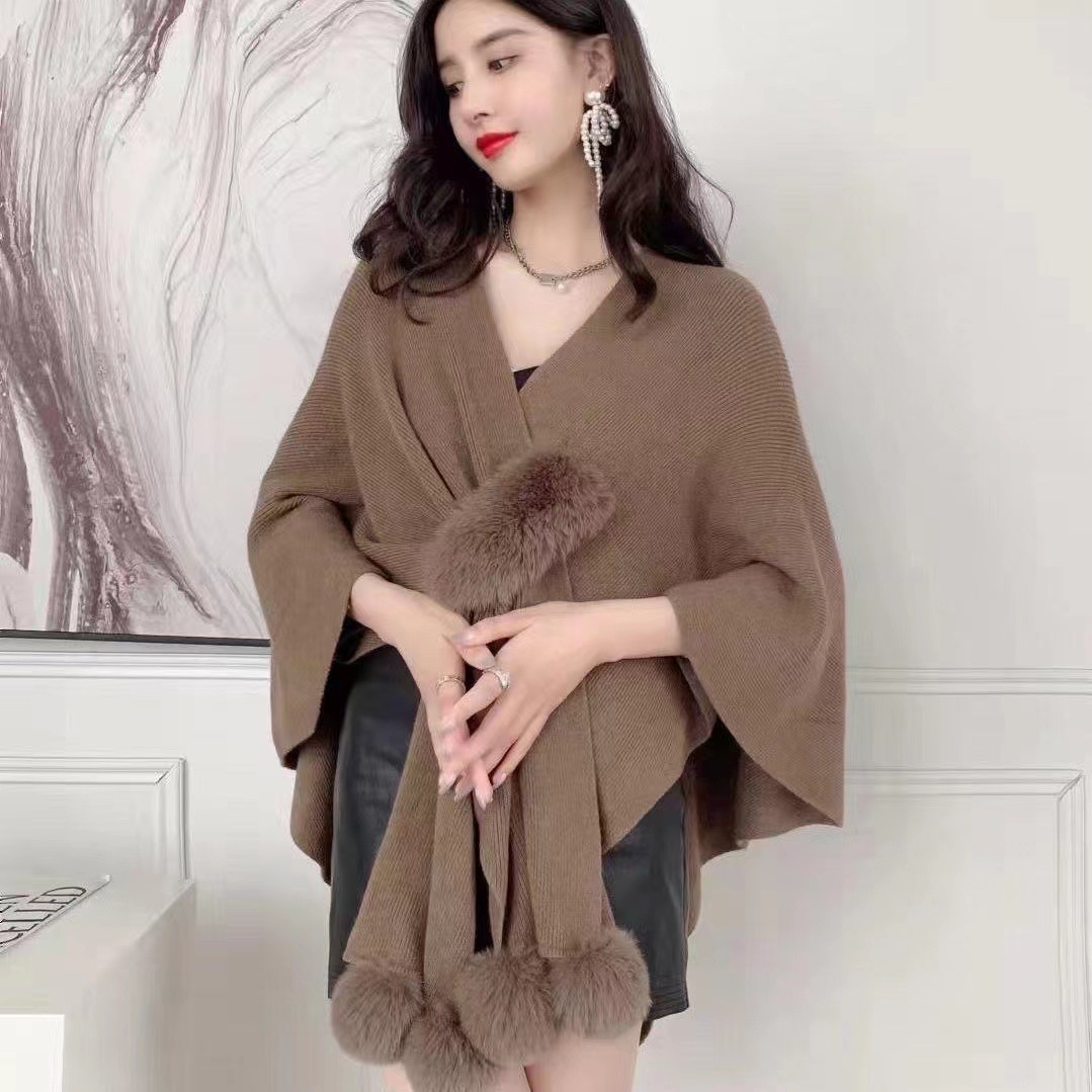 Autumn New Vintage Knitted Sha - Winter Clothing Essentials review and price