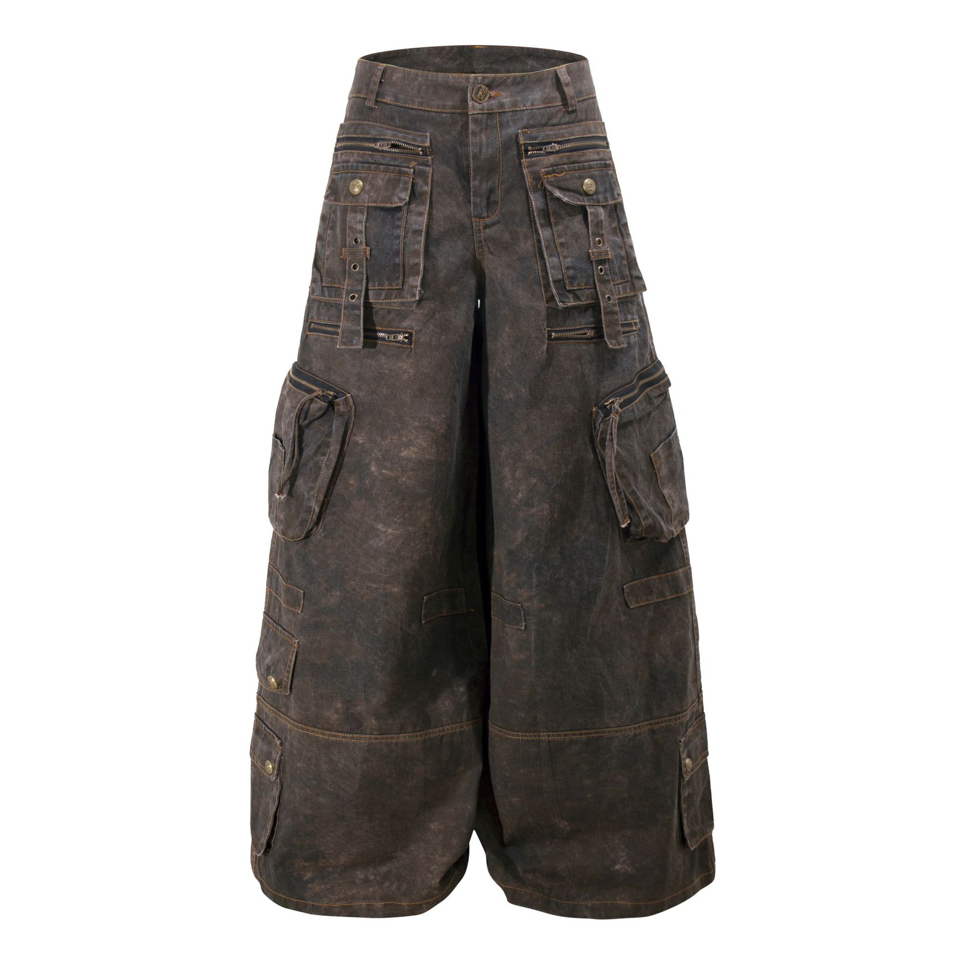 Grunge Techwear Wide Leg Cargo - Winter Clothing Vintage review and price