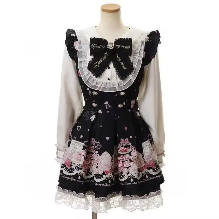 Japanese 2 Piece Dress Sets Wo - Y2K Winter Clothing review and price