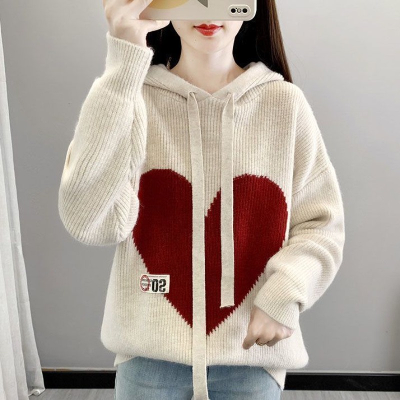 Beige Women's Hoodies Sweatshi - Winter Clothing Drawing review and price