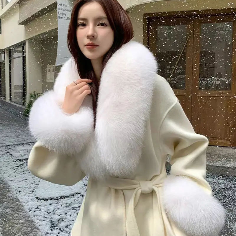 2025 Real Fox Fur Collar Winte - Winter Clothing Equipment review and price