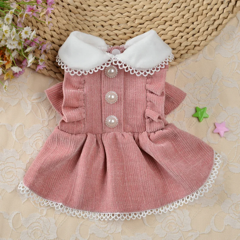 Elegant Princess Dress Dog Clo - Winter Clothing Dress Up review and price