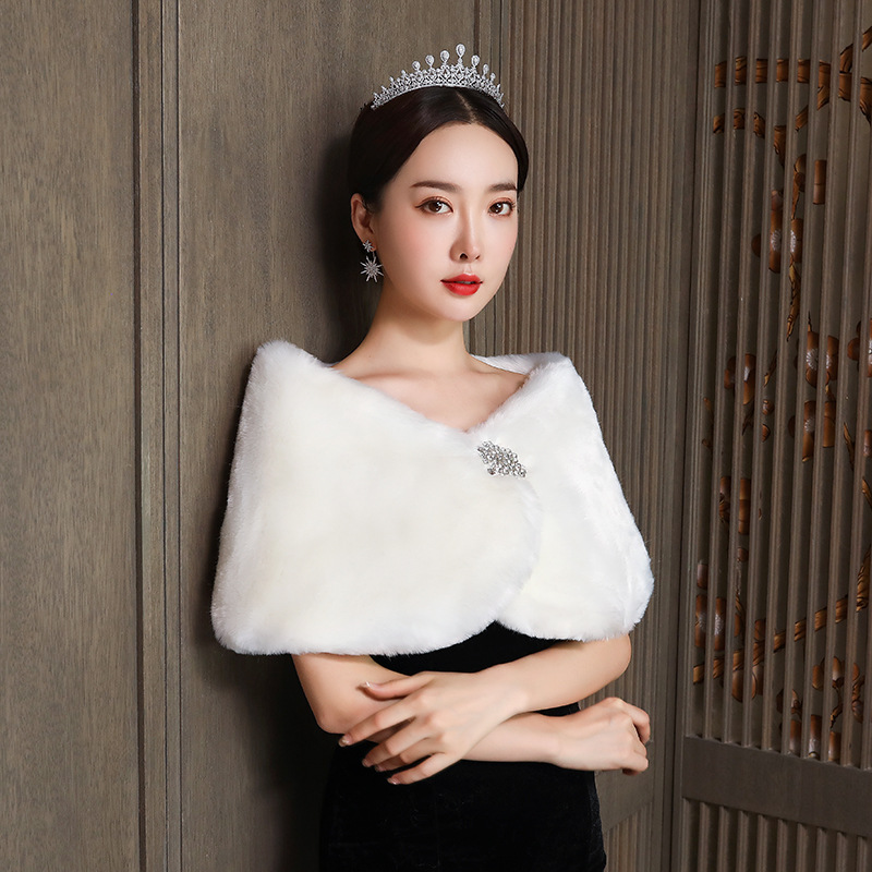 Women Bridal Shawl Wedding Cap - Winter Clothing Equipment review and price