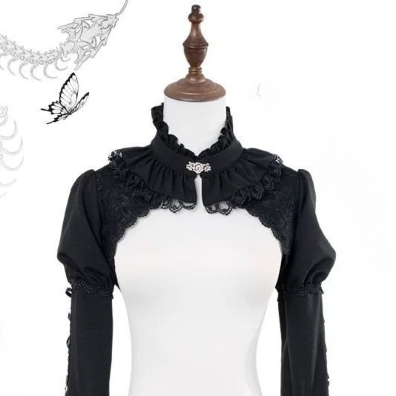 Japanese Gothic Y2k Lolita Car - Y2K Winter Clothing review and price