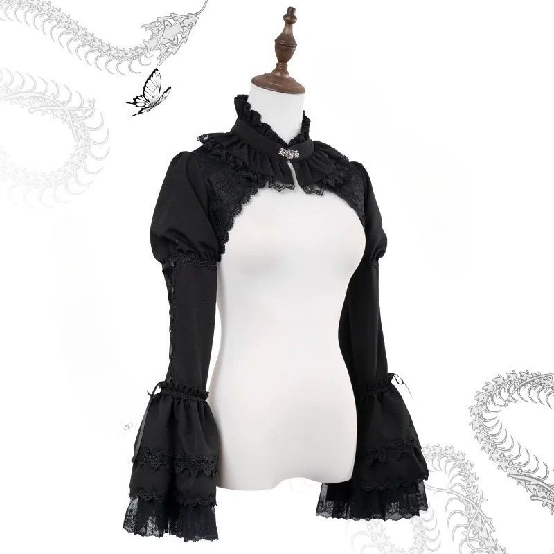 Japanese Gothic Y2k Lolita Car - Y2K Winter Clothing review and price